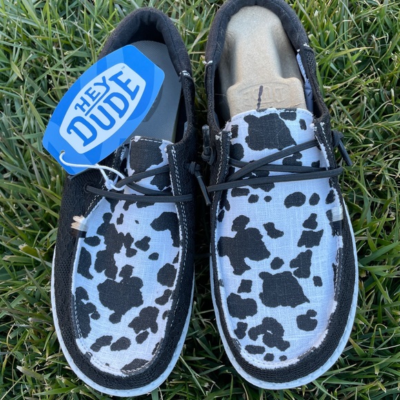 Hey Duse Wendy Boho Cow Wild Loafers - Picture 2 of 4